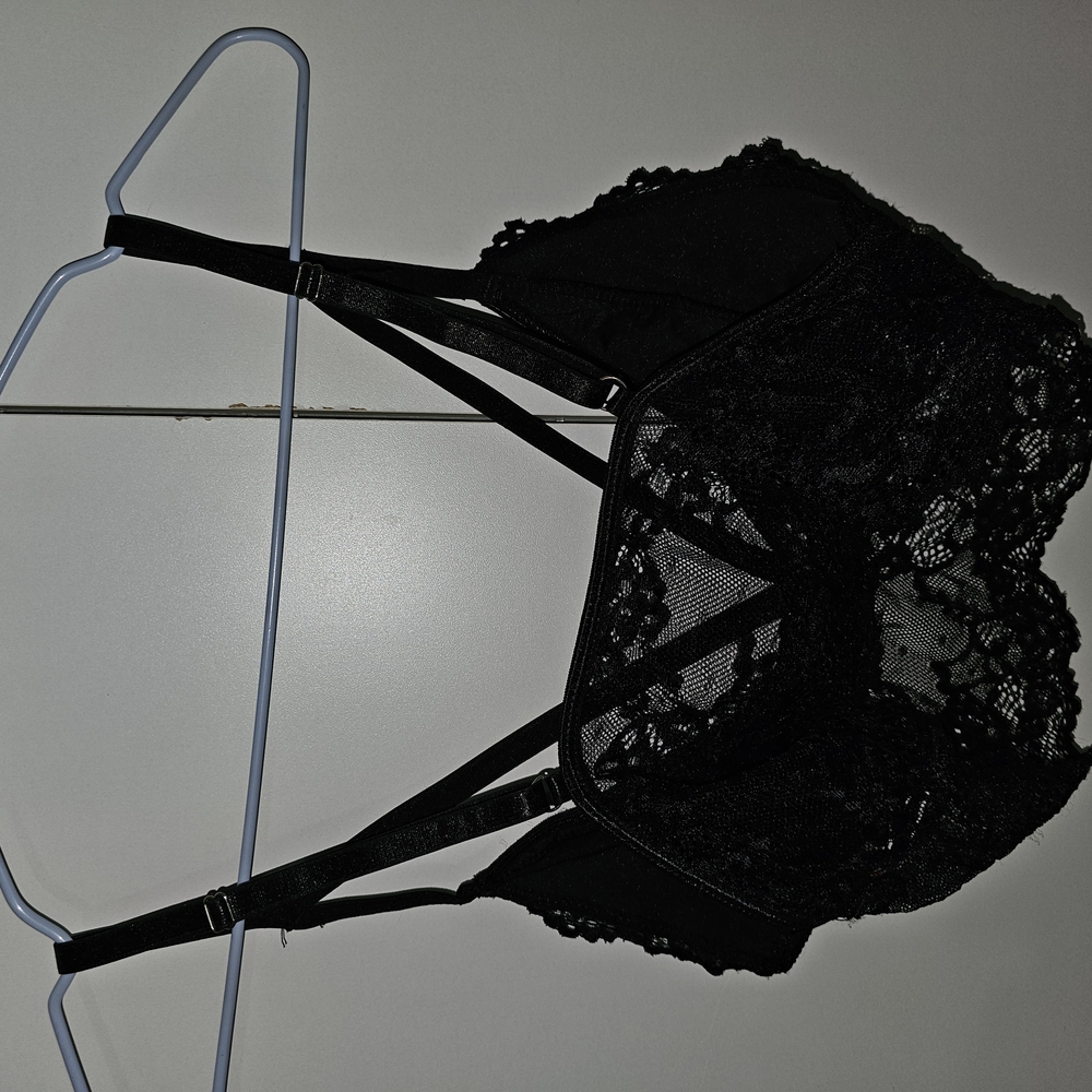 Elegant Black Lace Bralette